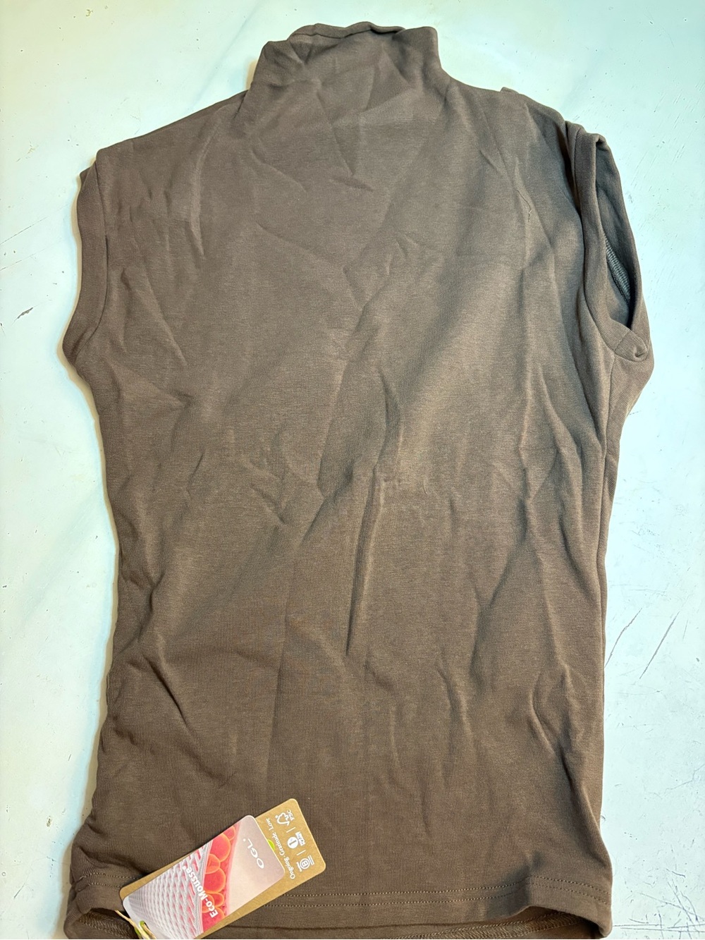OGL Move Asymmetrical Ruching Mockneck Tank Top

Brand new with tags.